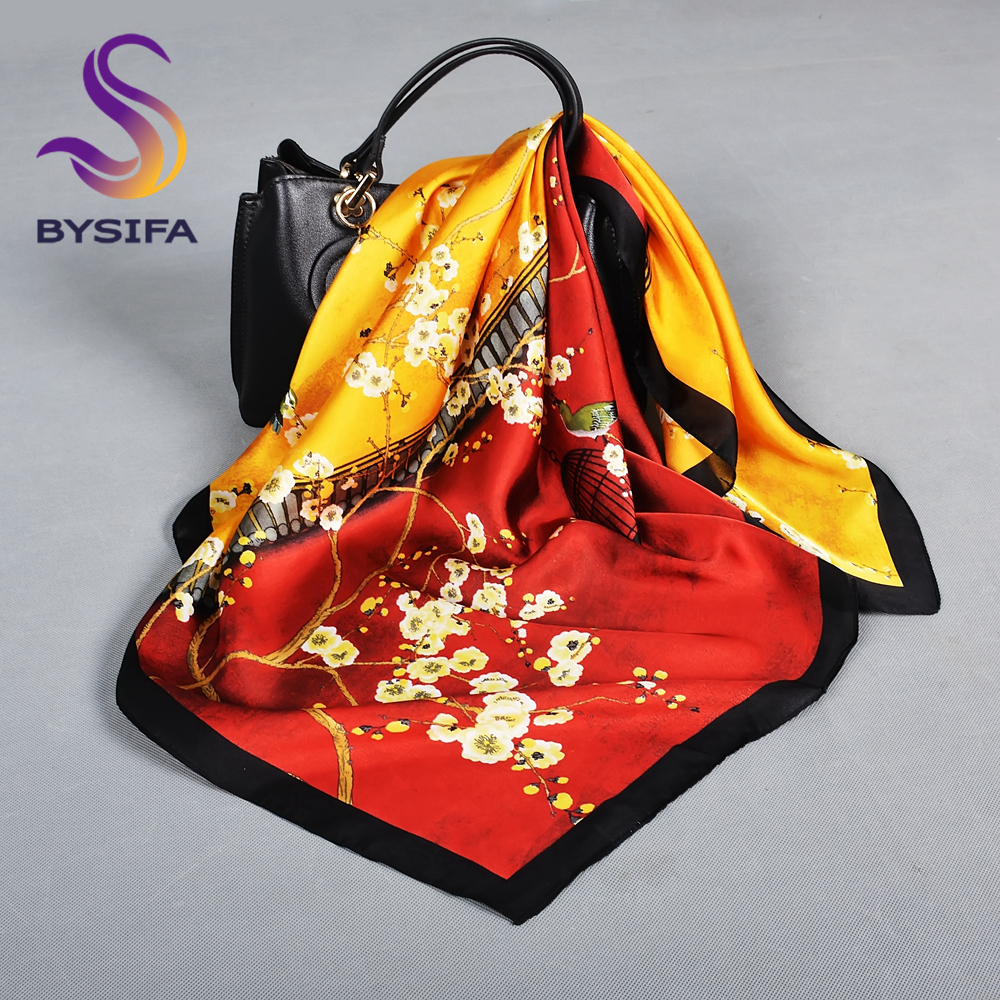 BYSIFA Letters Silk Scarf Shaw – Shawl Wrap Winter recenzja i cena