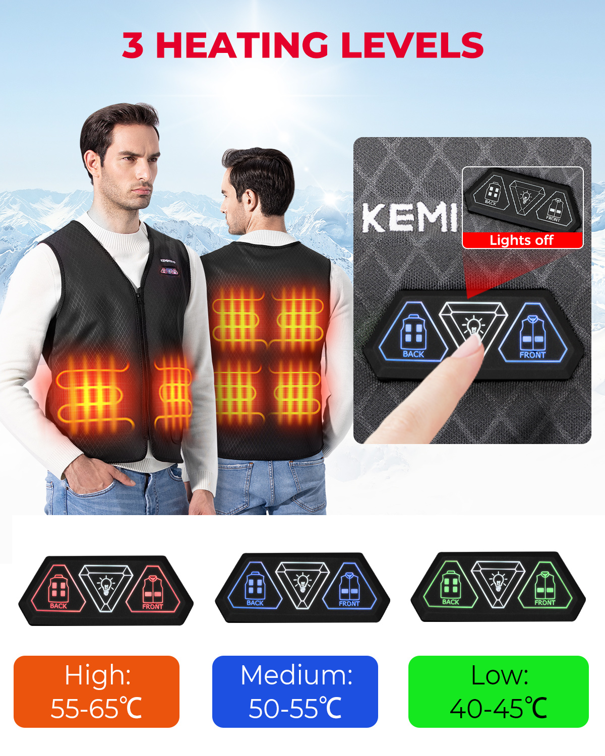 Lightweight Heated Vest USB Po – Heated Vest Battery recenzja i cena