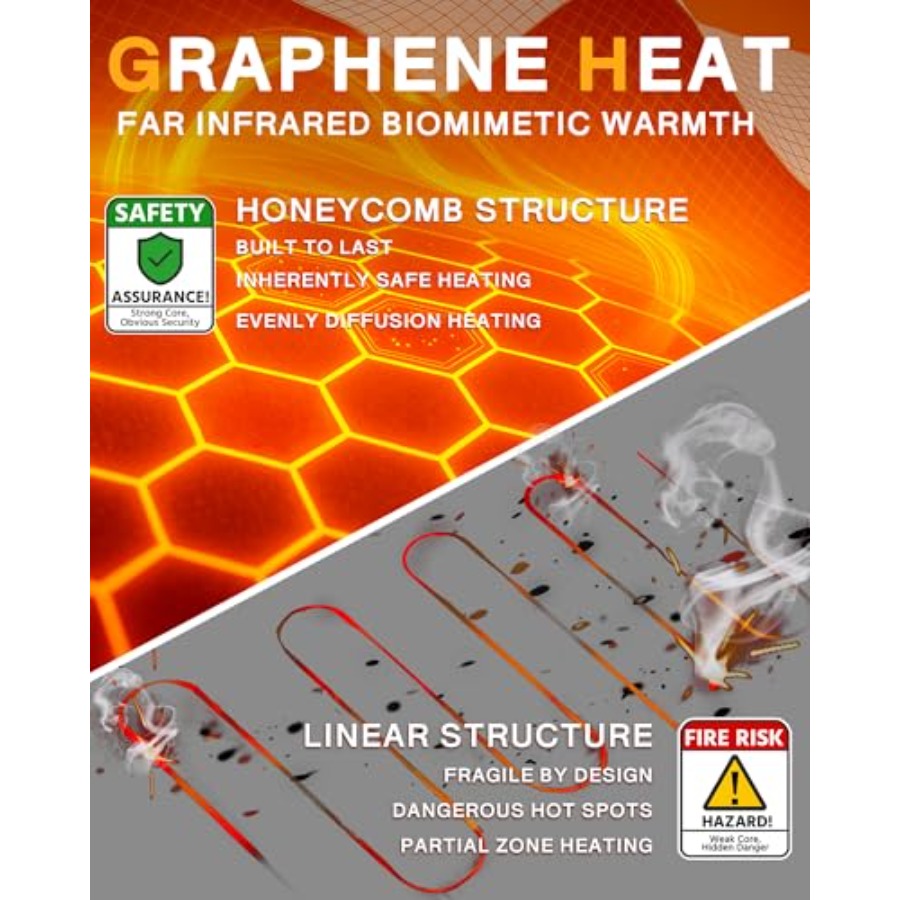 Wulcea Graphene Heated Vest Fo – Heated Vest Battery recenzja i cena