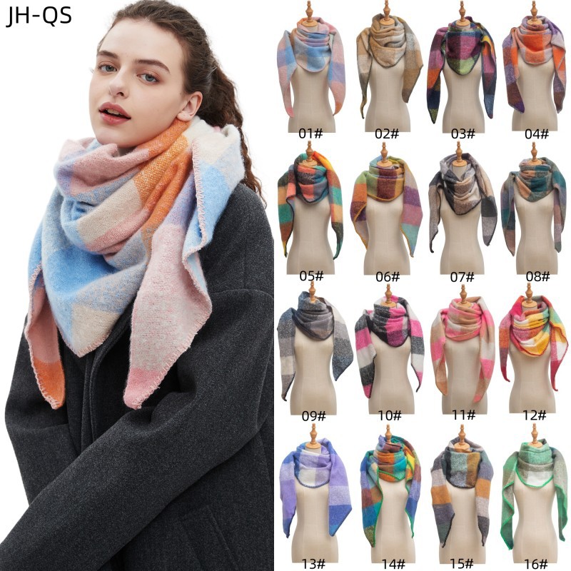 Women's Plaid Scarf Shawl  Sho – Shawl Wrap Winter recenzja i cena