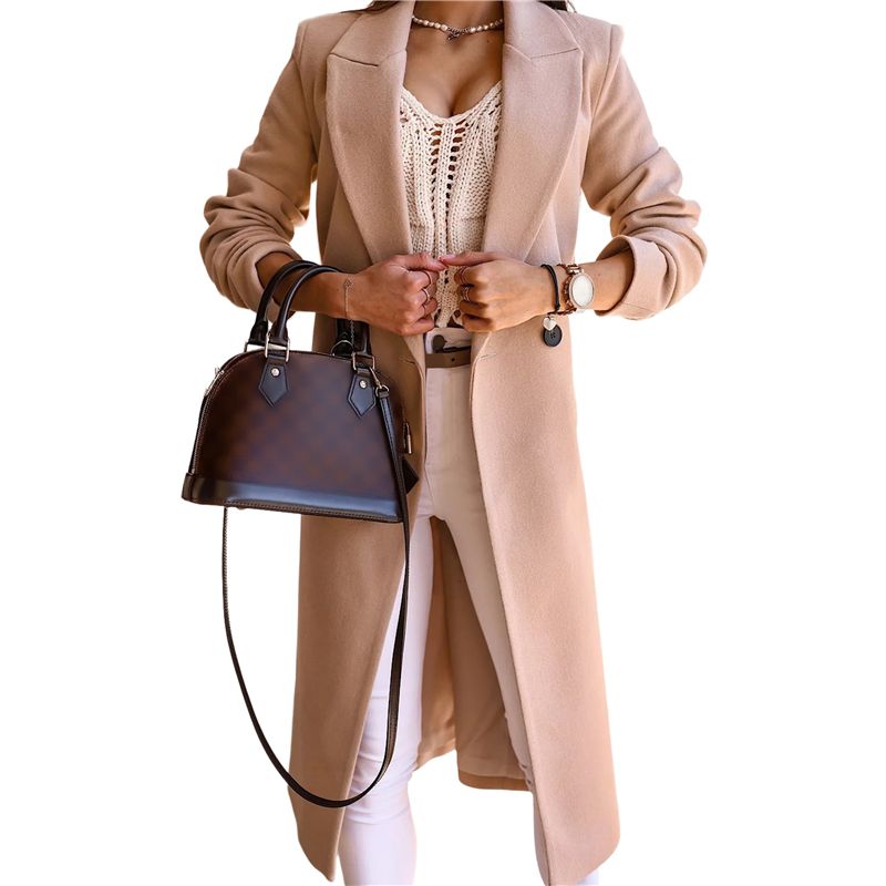 A24F-Women Long Wool Coats For – Wool Coat Peacoat recenzja i cena