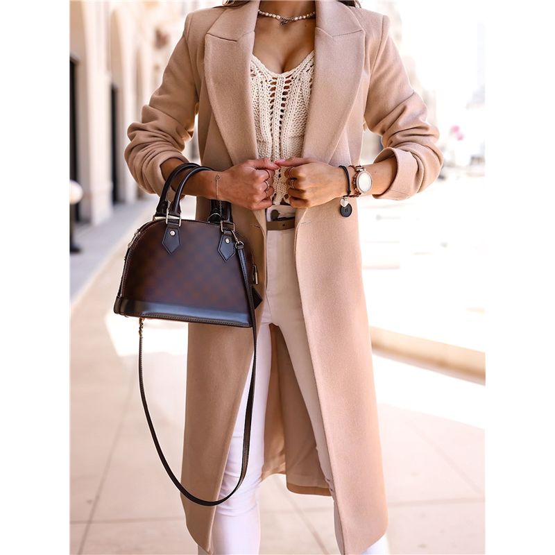 A24F-Women Long Wool Coats For – Wool Coat Peacoat recenzja i cena
