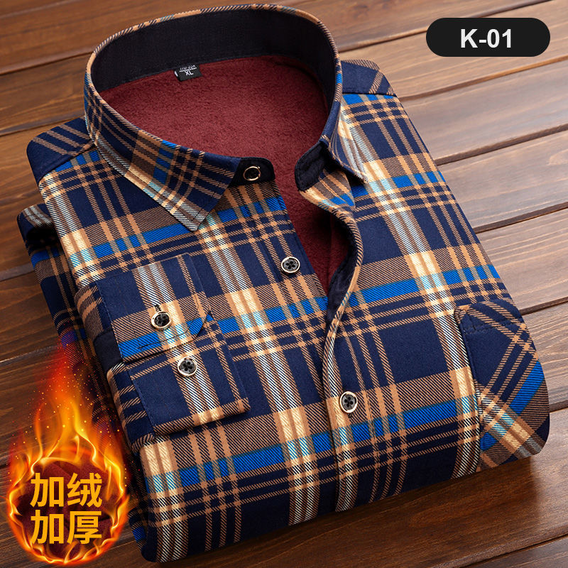 Men's Long Sleeve Plaid Shirt, – Flannel Shirt Lined recenzja i cena