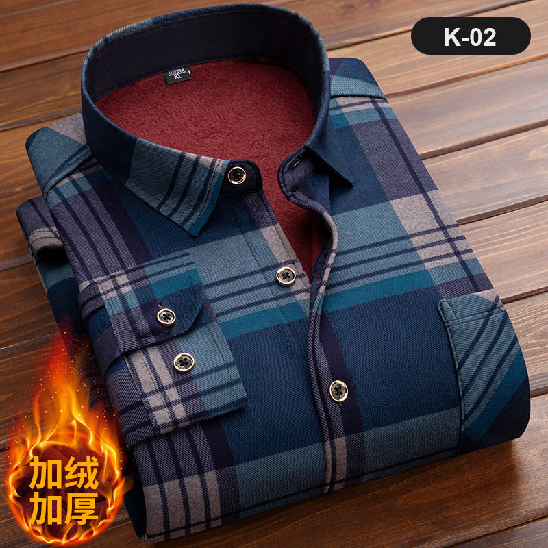 Men's Long Sleeve Plaid Shirt, – Flannel Shirt Lined recenzja i cena