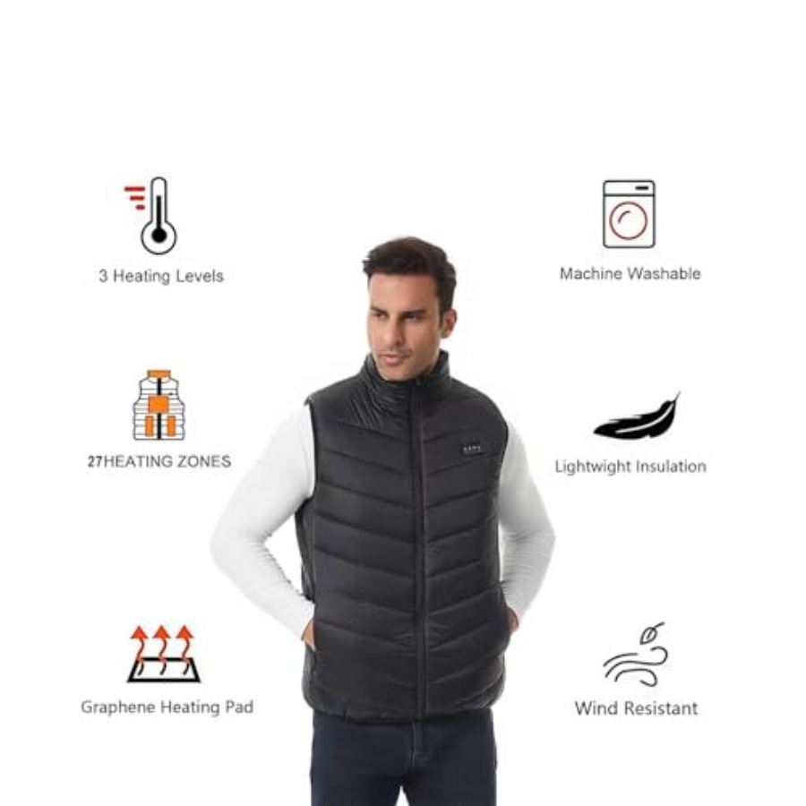 Heated Down Vest for and Wo wi – Heated Vest Battery recenzja i cena