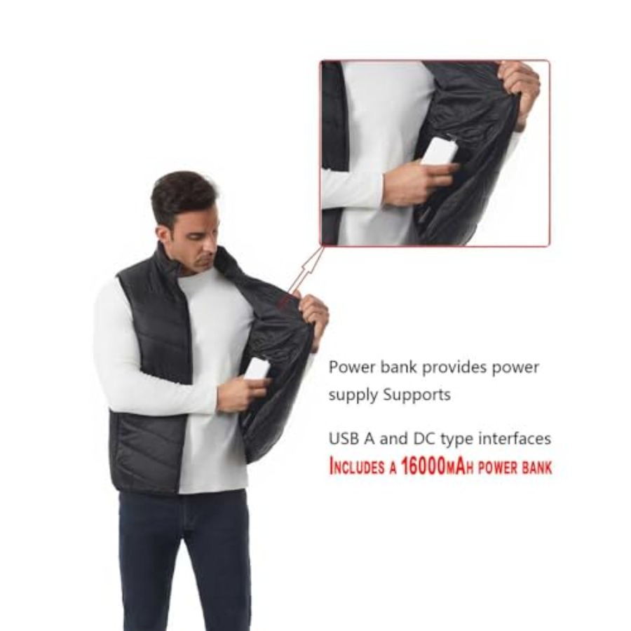 Heated Down Vest for and Wo wi – Heated Vest Battery recenzja i cena