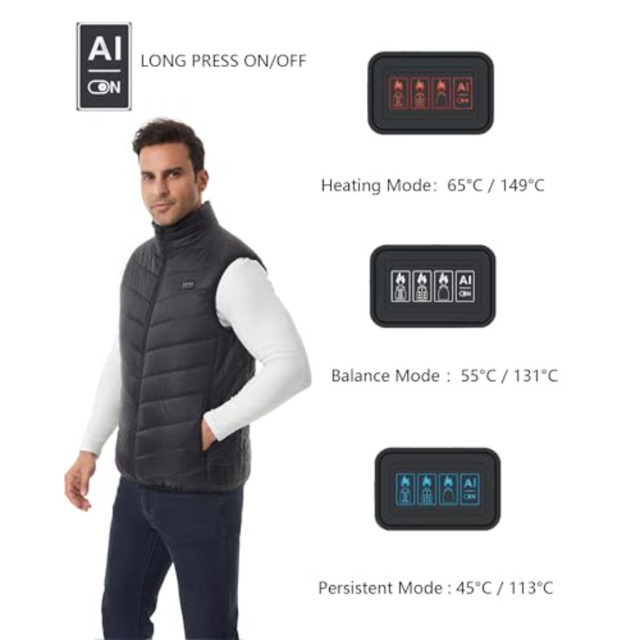 Heated Down Vest for and Wo wi – Heated Vest Battery recenzja i cena