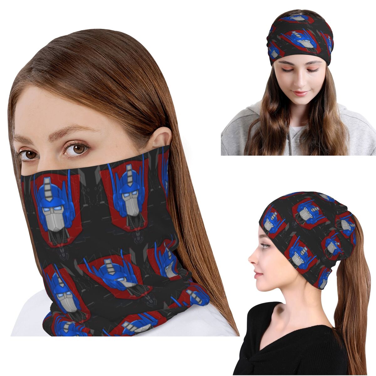 Optimus Prime Bust Bandana Nec – Knit Beanie Hat Warm recenzja i cena