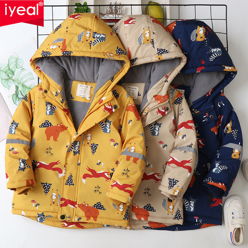 IYEAL Children's Coat Animals  – Flannel Shirt Lined recenzja i cena
