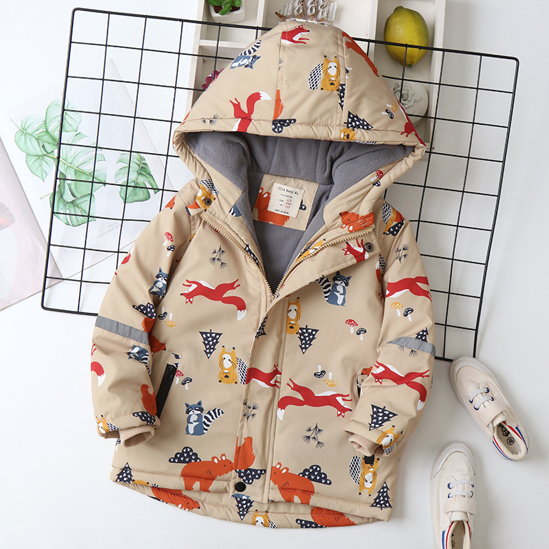 IYEAL Children's Coat Animals  – Flannel Shirt Lined recenzja i cena