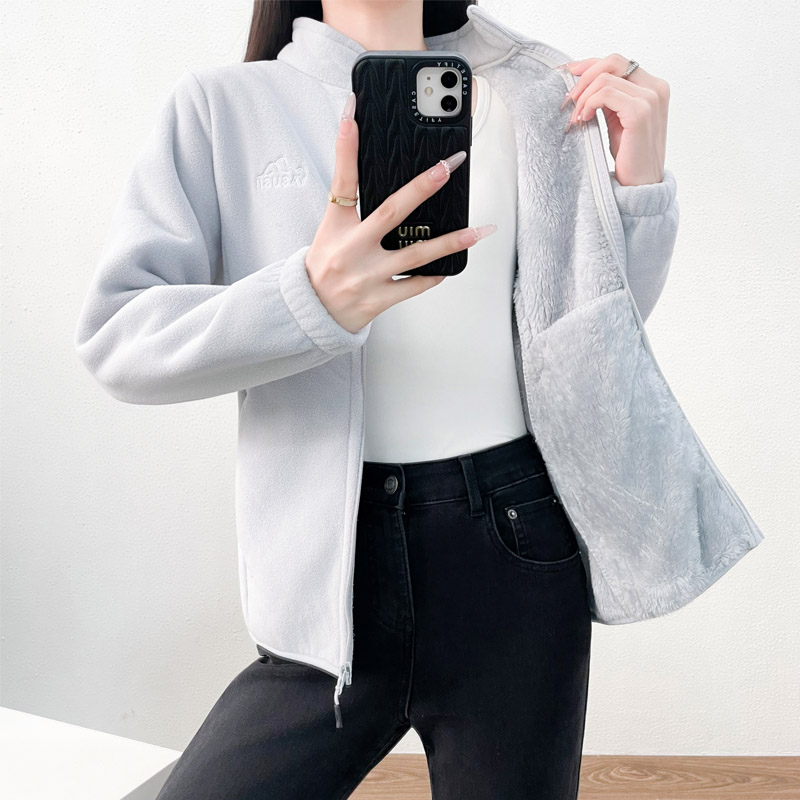 Fleece Sweatshirt No Hat Women – Sherpa Hoodie Fleece recenzja i cena