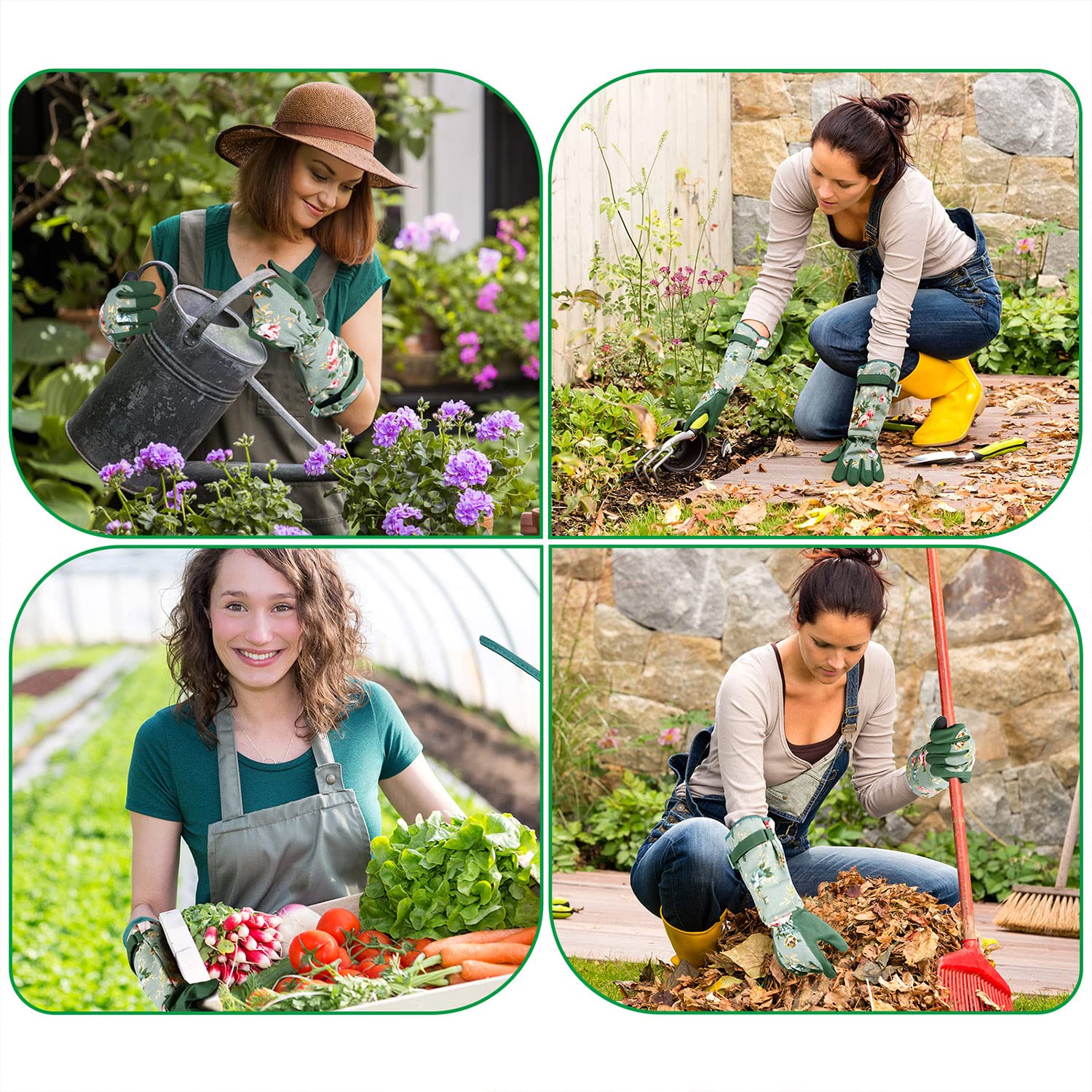 Women's Long Gardening Gloves, – Touch Screen Gloves recenzja i cena