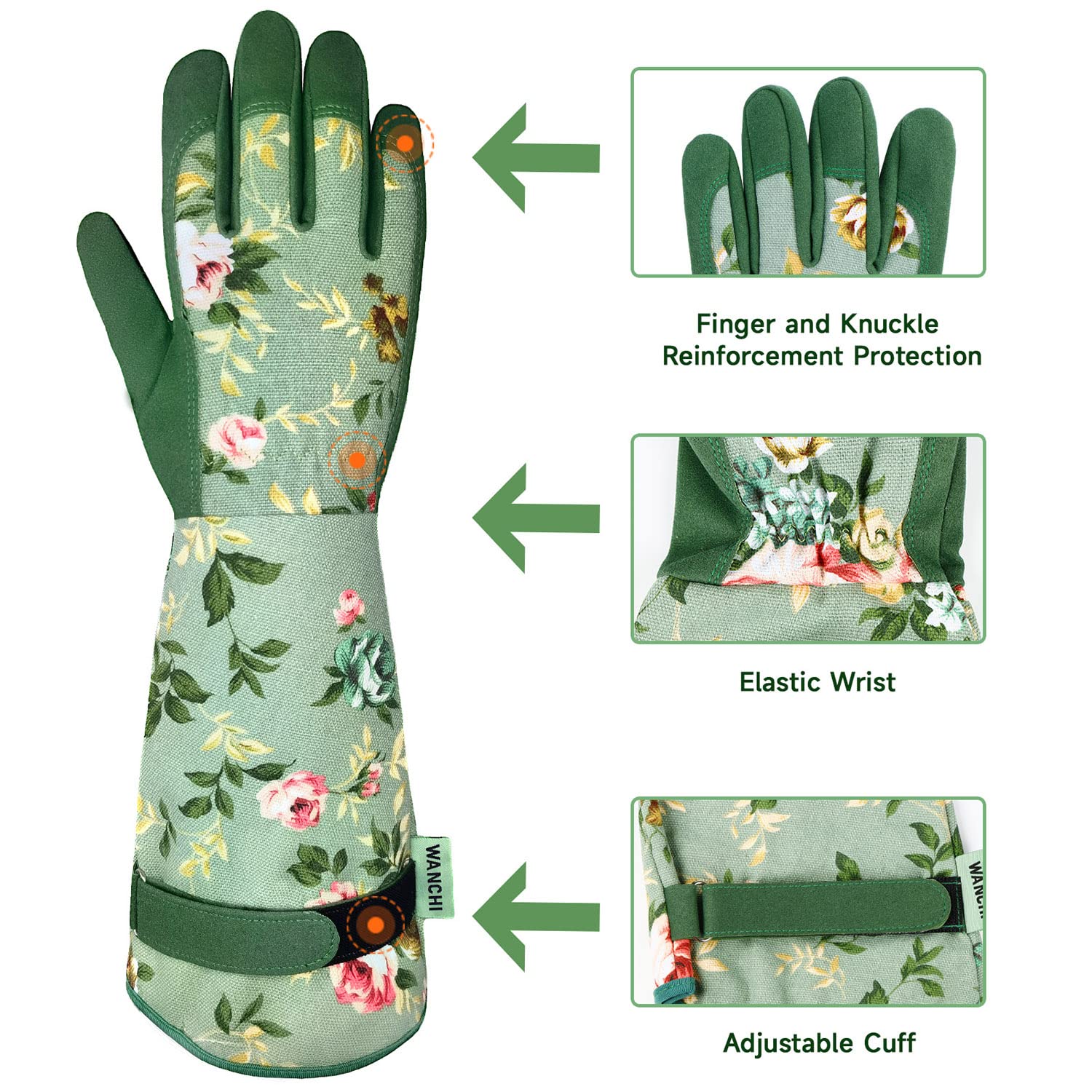 Women's Long Gardening Gloves, – Touch Screen Gloves recenzja i cena