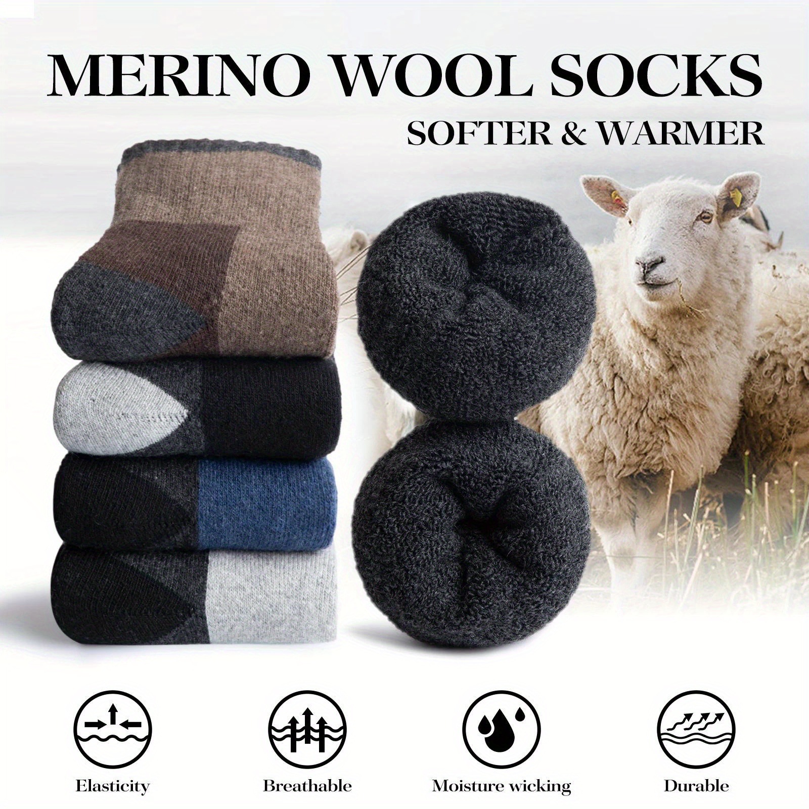 Winter Merino Wool Socks Thick – Thermal Sock Wool recenzja i cena