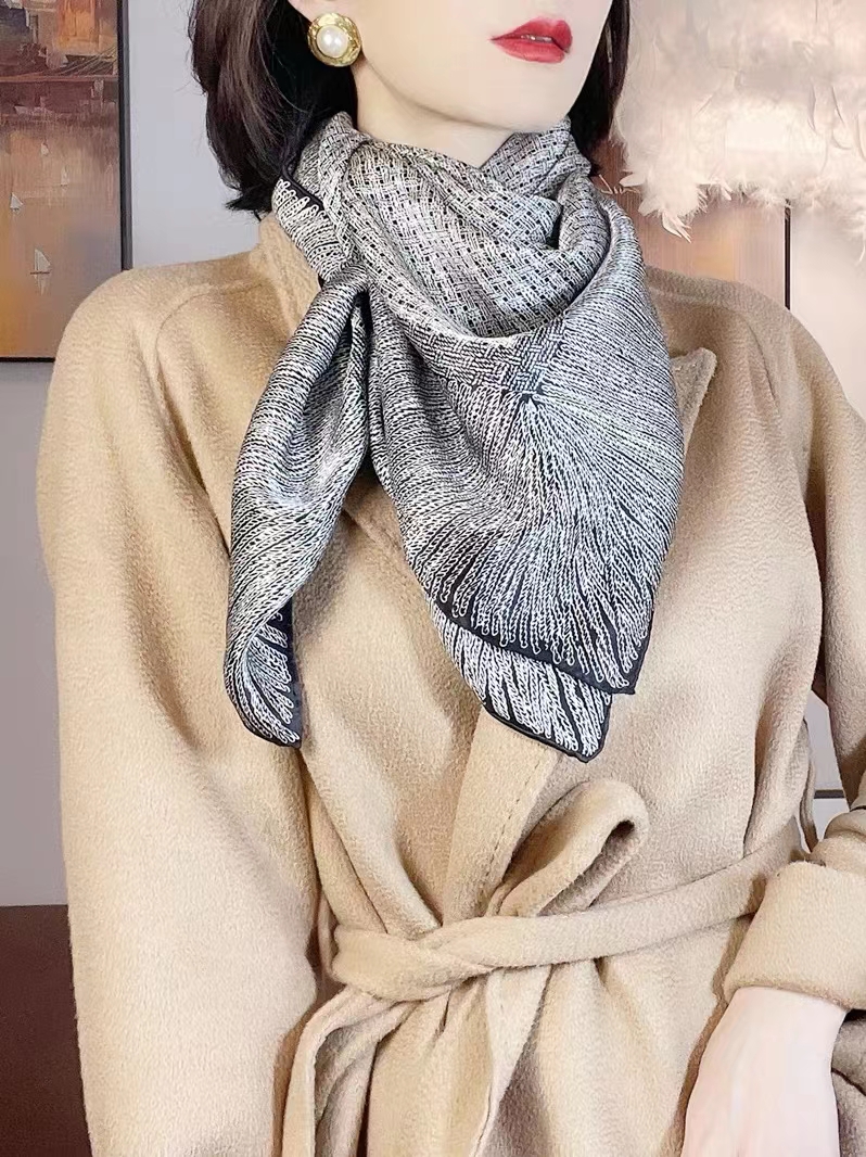 BYSIFA| Brand Silver Grey Wome – Shawl Wrap Winter recenzja i cena