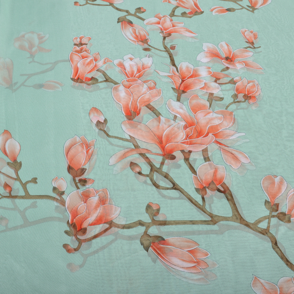 BYSIFA| Light Green Silk Scarf – Shawl Wrap Winter recenzja i cena