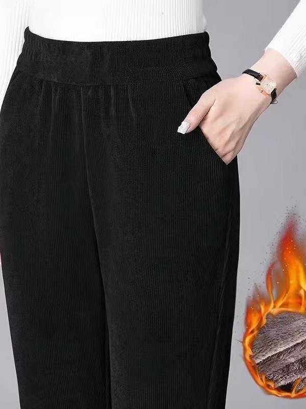 Thickened Straight Leg Pants W – Corduroy Pant Warm recenzja i cena