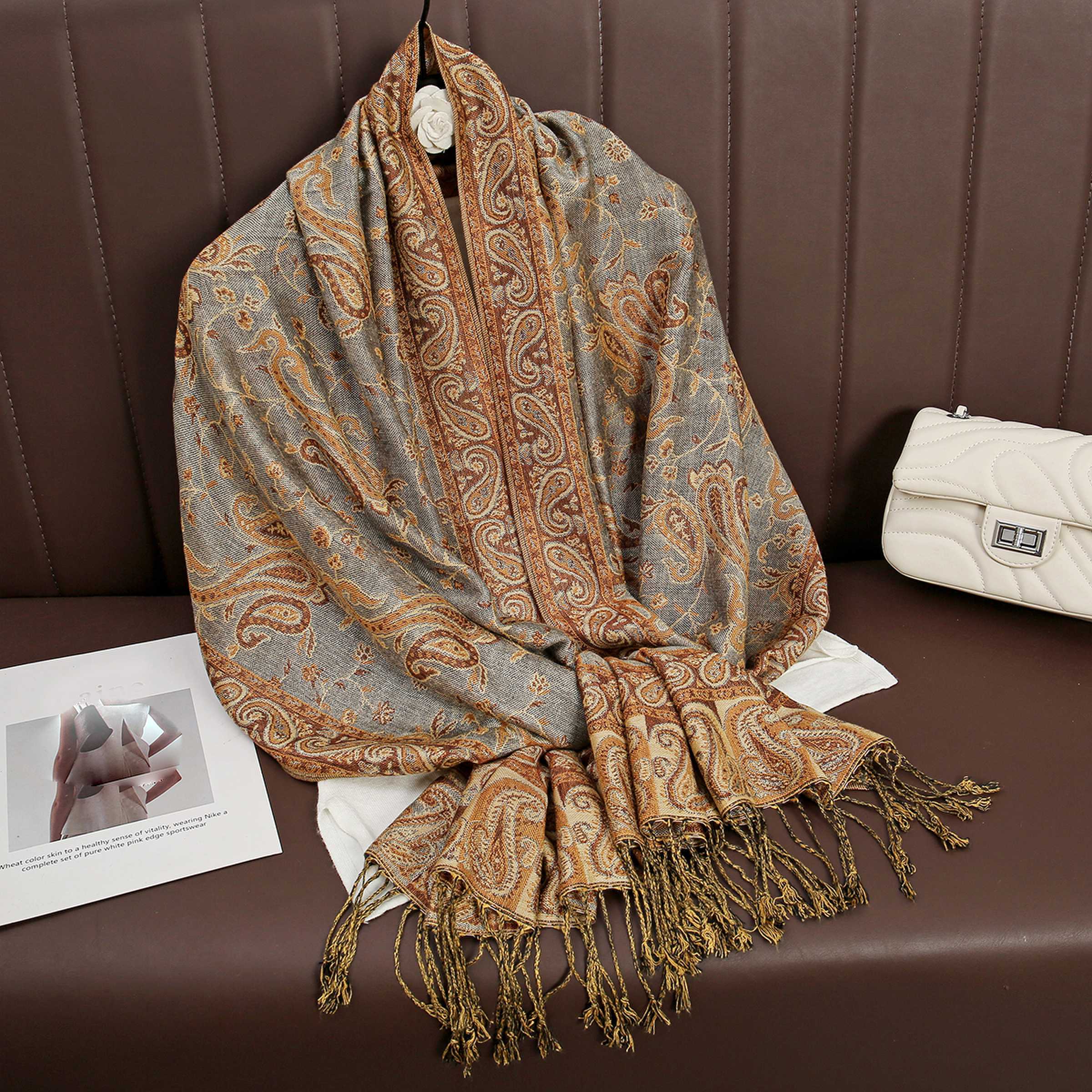 Luxury Brand Autumn Cashmere P – Cashmere Pashmina Wrap recenzja i cena