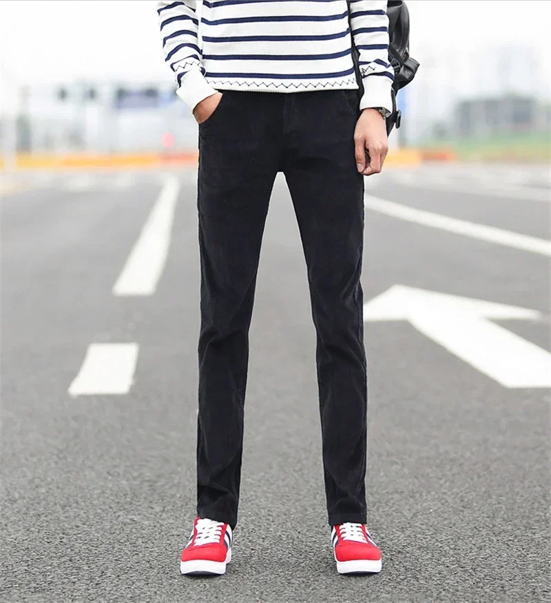 2023 Autumn Winter Men's Casua – Corduroy Pant Warm recenzja i cena