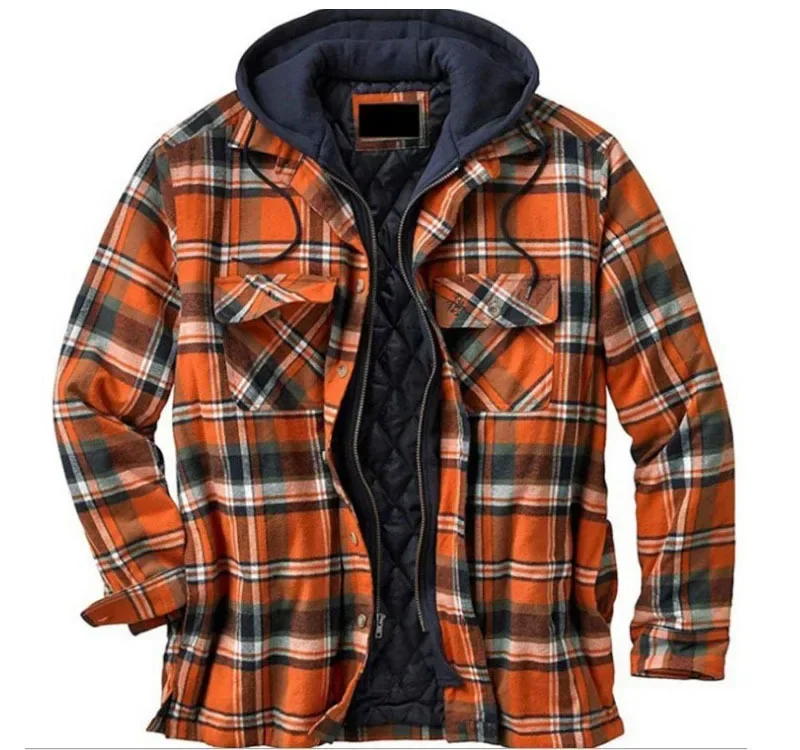 Mens Fleece Lined Flannel Plai – Flannel Shirt Lined recenzja i cena