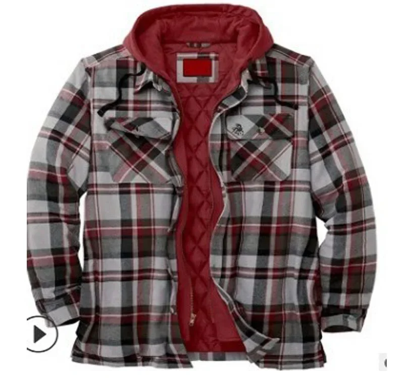 Mens Fleece Lined Flannel Plai – Flannel Shirt Lined recenzja i cena