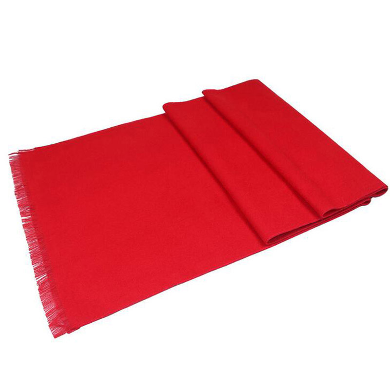Fashion Winter Solid Color Men – Wool Scarf Men recenzja i cena