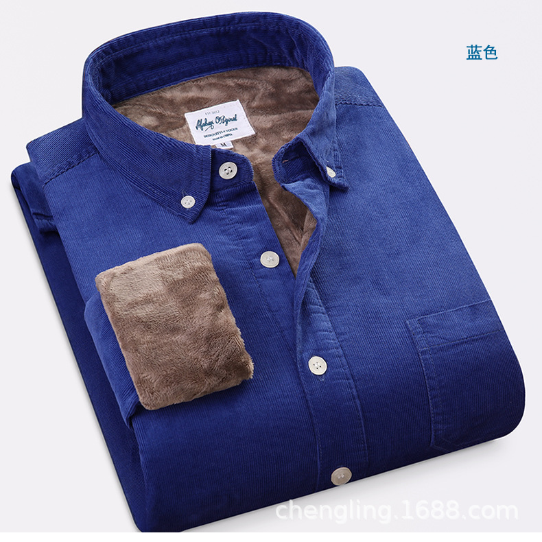 Corduroy Warm Shirts Cotton Pl – Flannel Shirt Lined recenzja i cena