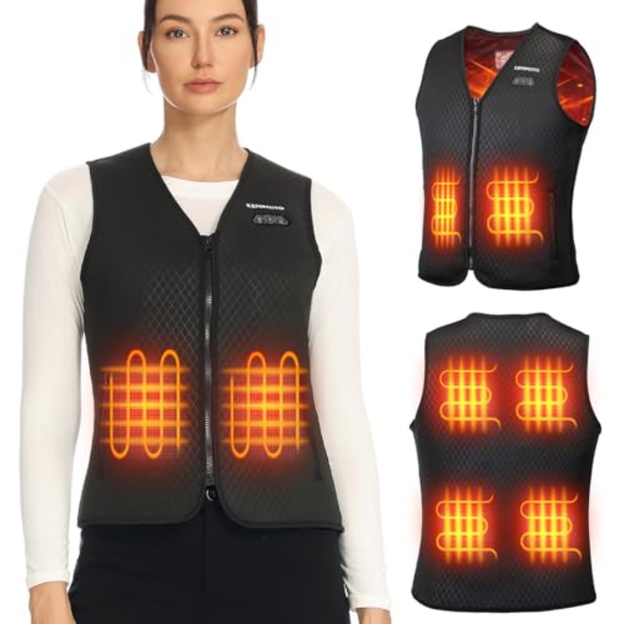 KEMIMOTO Womens Heated Vest El – Heated Vest Battery recenzja i cena