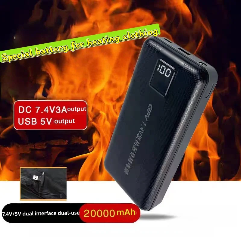 New Large Capacity 7.4V/3A/160 – Heated Vest Battery recenzja i cena