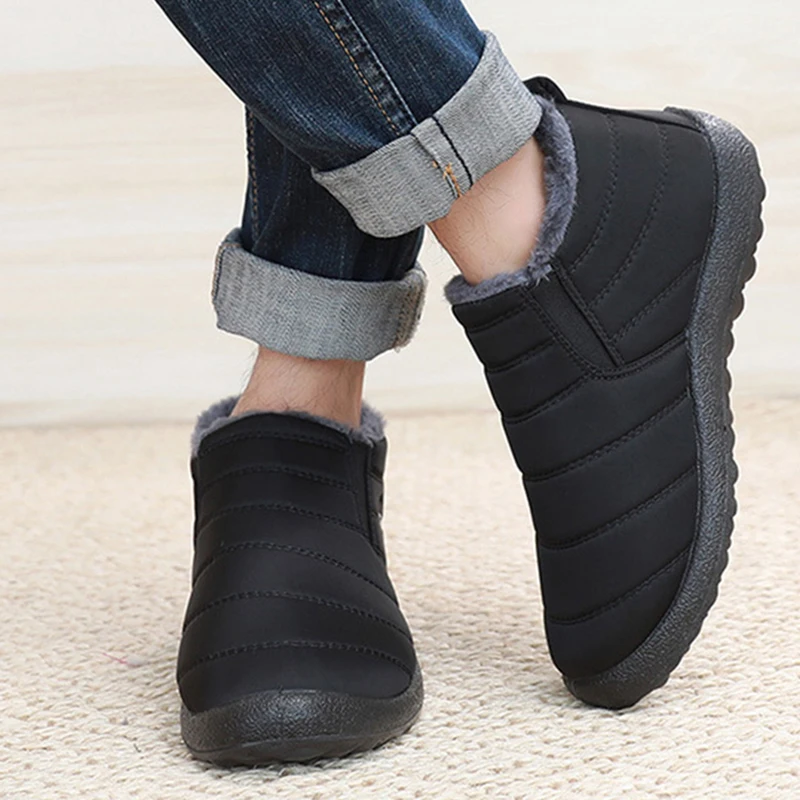 Fashion Men's Snow Boots Ankle – Waterproof Winter Boot recenzja i cena