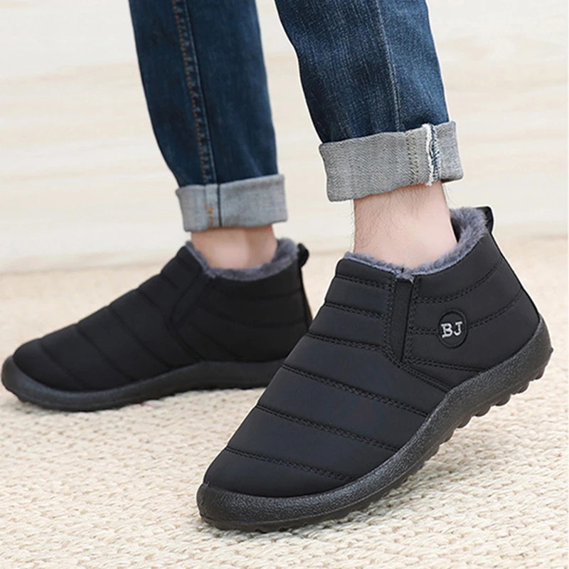 Fashion Men's Snow Boots Ankle – Waterproof Winter Boot recenzja i cena