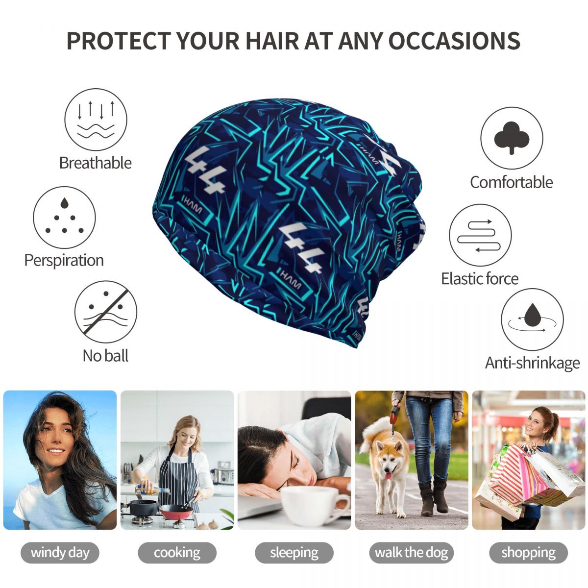 Lewis Hamilton 44 - F1 2024 Ba – Knit Beanie Hat Warm recenzja i cena