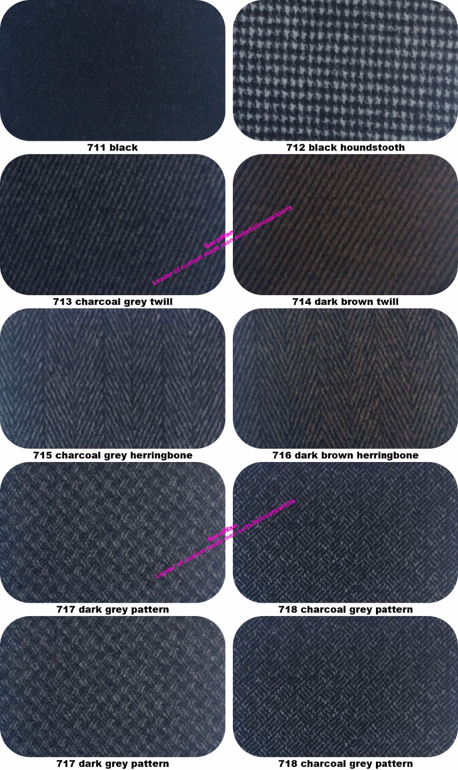 Custom Made Charcoal grey Pea  – Wool Coat Peacoat recenzja i cena
