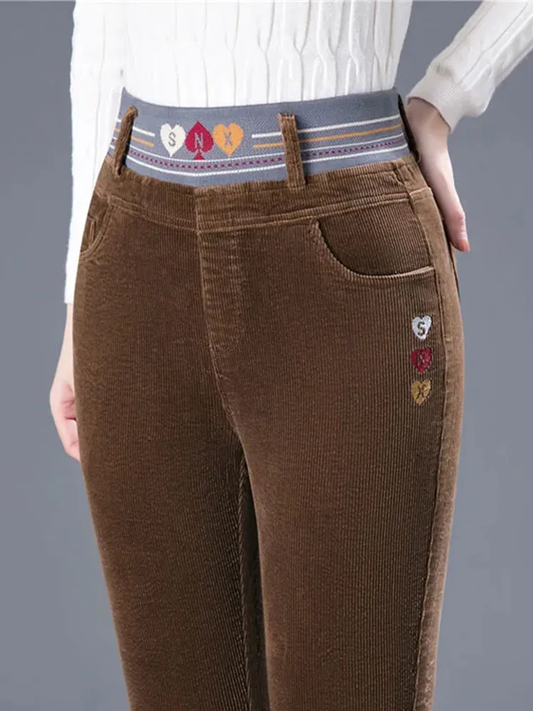 Winter Thicken Plush Lined Pen – Corduroy Pant Warm recenzja i cena