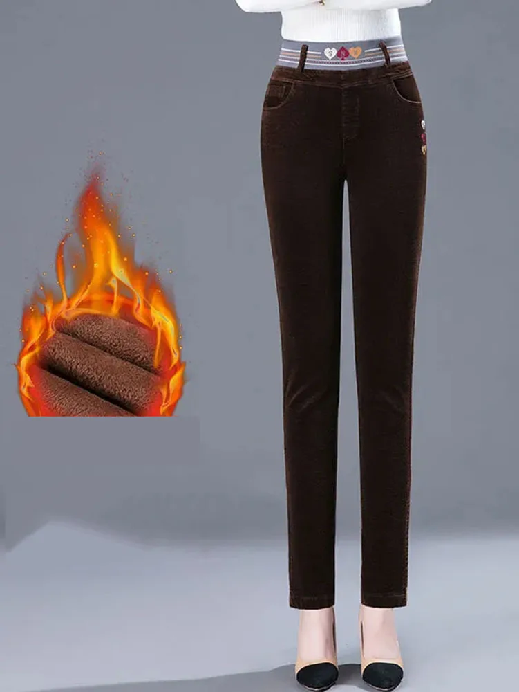 Winter Thicken Plush Lined Pen – Corduroy Pant Warm recenzja i cena