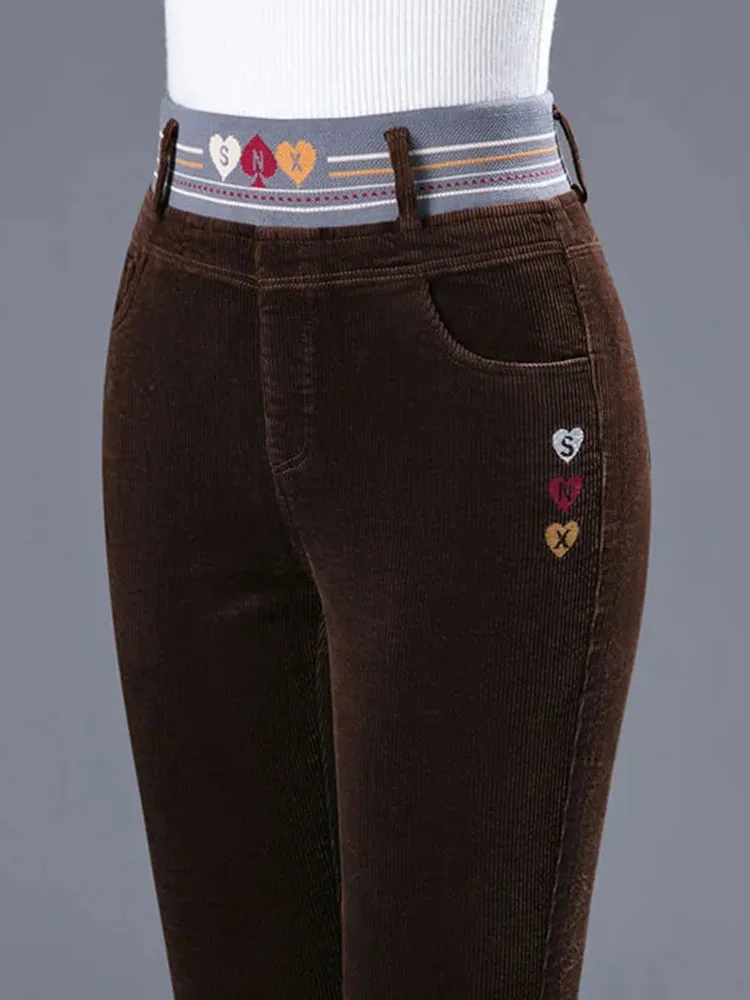 Winter Thicken Plush Lined Pen – Corduroy Pant Warm recenzja i cena
