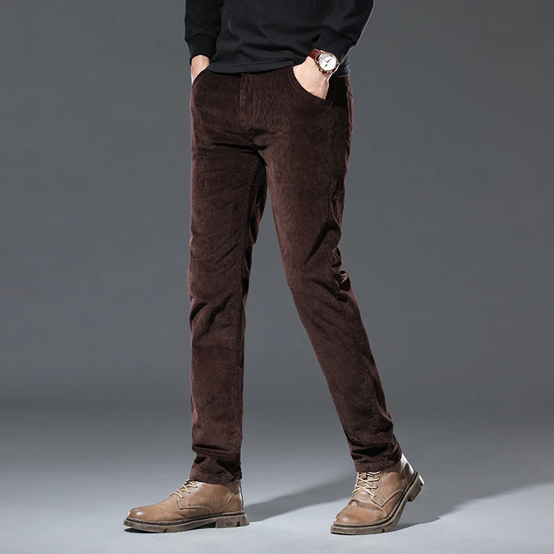 Winter New Men's Corduroy Flee – Corduroy Pant Warm recenzja i cena