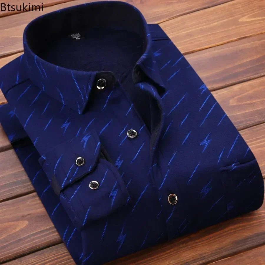 2024 Men's Winter Warm Long Sl – Flannel Shirt Lined recenzja i cena