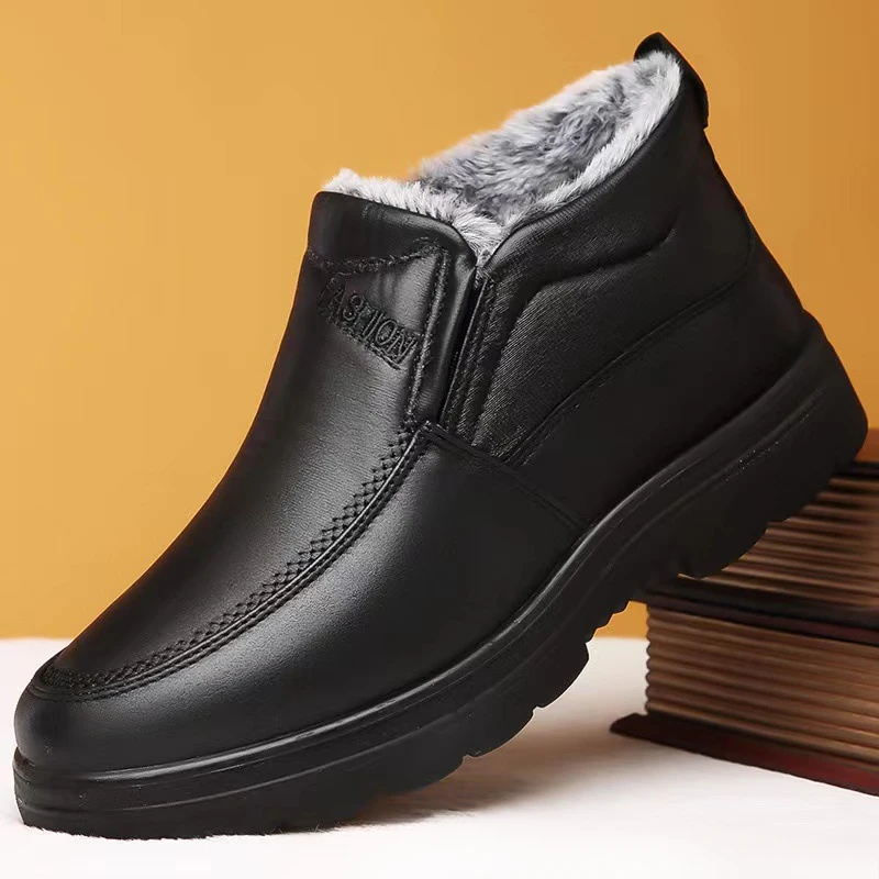 Winter Men's Ankle Boots Plush – Waterproof Winter Boot recenzja i cena