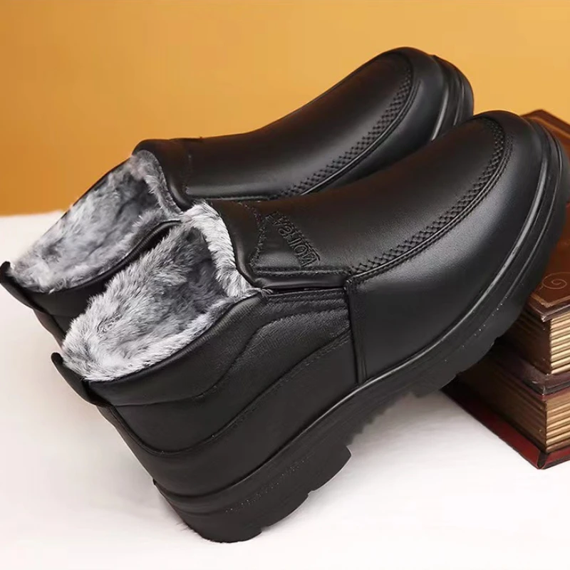Winter Men's Ankle Boots Plush – Waterproof Winter Boot recenzja i cena