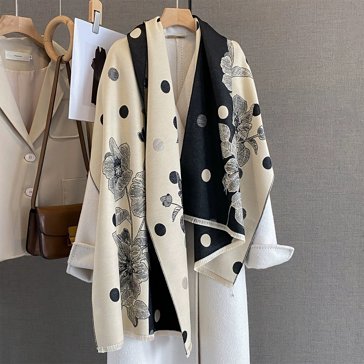 2025 Women Thicken Luxury Wint – Cashmere Pashmina Wrap recenzja i cena