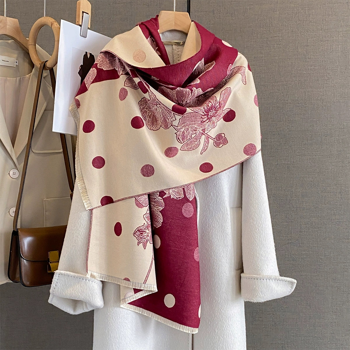 2025 Women Thicken Luxury Wint – Cashmere Pashmina Wrap recenzja i cena