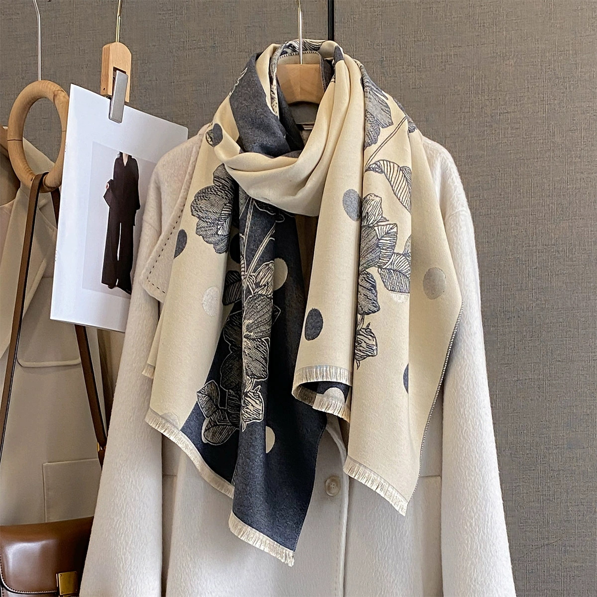 2025 Women Thicken Luxury Wint – Cashmere Pashmina Wrap recenzja i cena