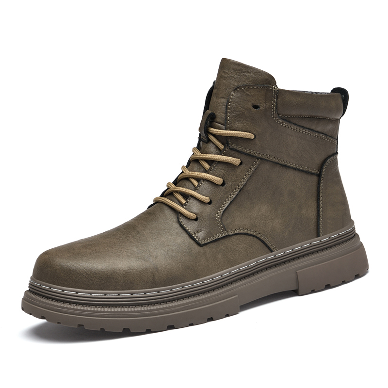 Warm Winter Men Leather Shoes  – Waterproof Winter Boot recenzja i cena