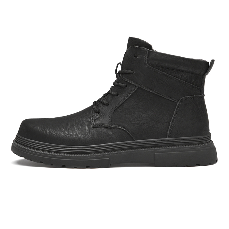 Warm Winter Men Leather Shoes  – Waterproof Winter Boot recenzja i cena