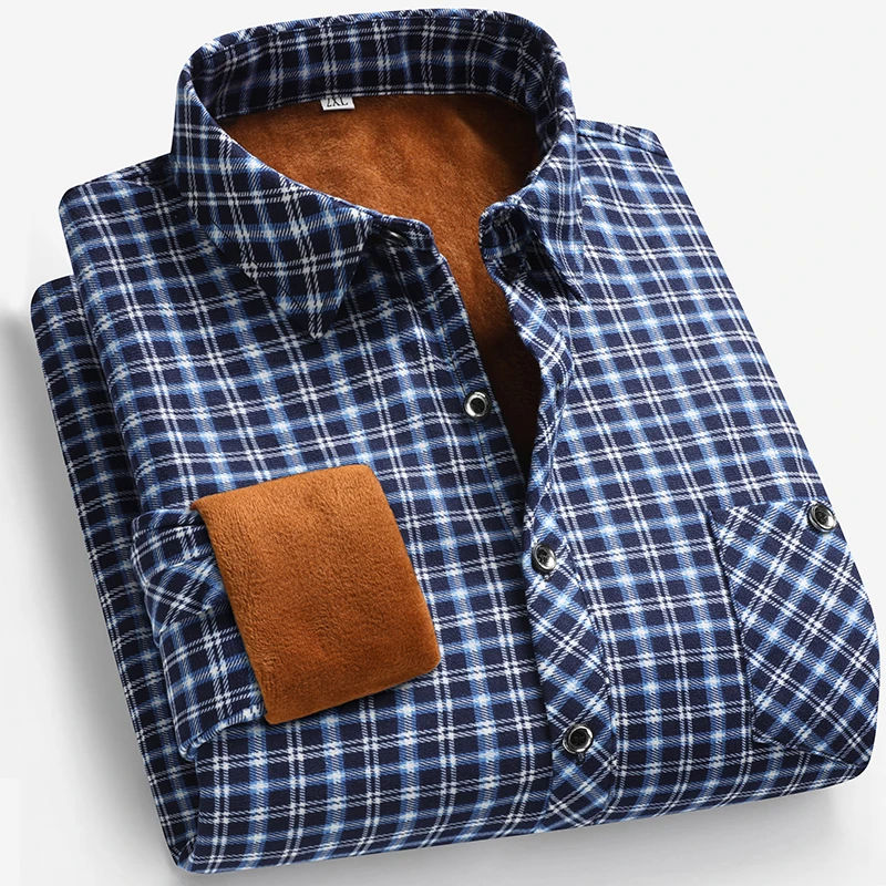 2025 Autumn and Winter Men's F – Flannel Shirt Lined recenzja i cena