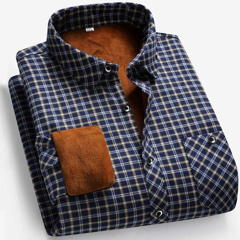 2025 Autumn and Winter Men's F – Flannel Shirt Lined recenzja i cena