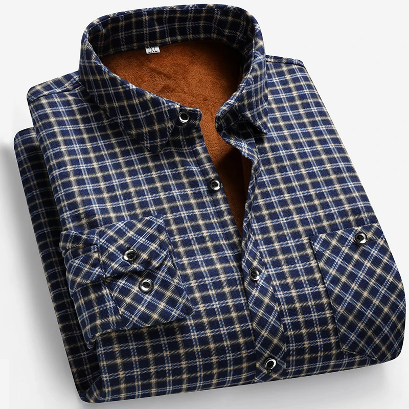 2025 Autumn and Winter Men's F – Flannel Shirt Lined recenzja i cena
