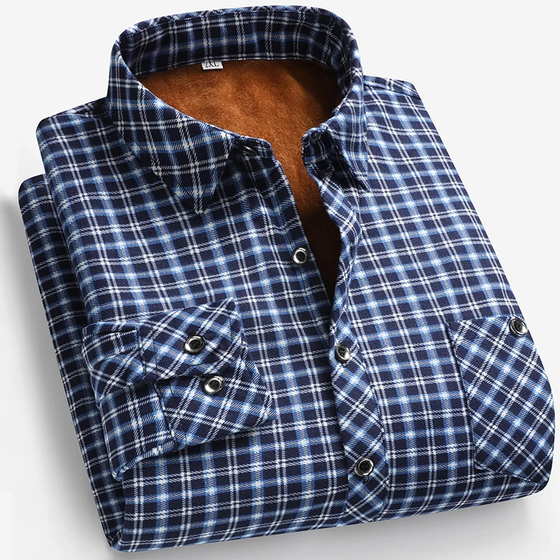 2025 Autumn and Winter Men's F – Flannel Shirt Lined recenzja i cena
