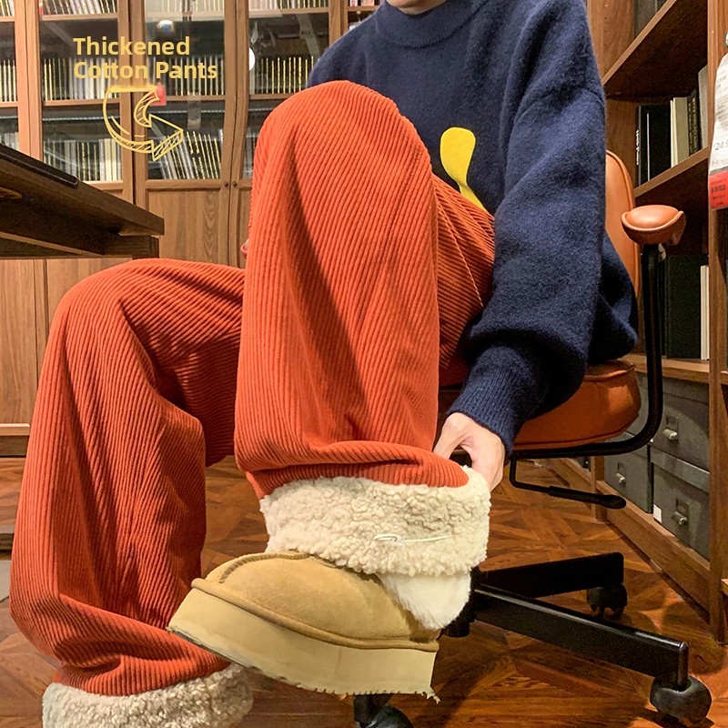 Men's Thickened Fleece Lined C – Corduroy Pant Warm recenzja i cena